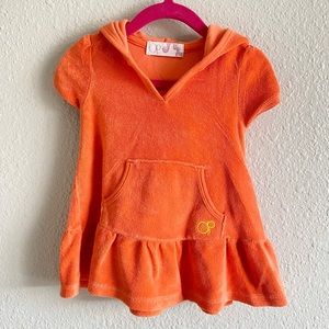 OP Orange Terrycloth Swim Dress